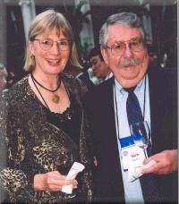 Carol and Vern enjoying a reception at The Breakers